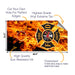Fire Department Cornhole Boards Wraps (Set of 2)