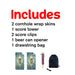 Delaware Classic State Flag Cornhole Boards Wraps (Set of 2)