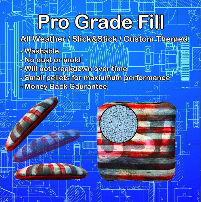 cornhole boards Buck American Flag Cornhole Boards