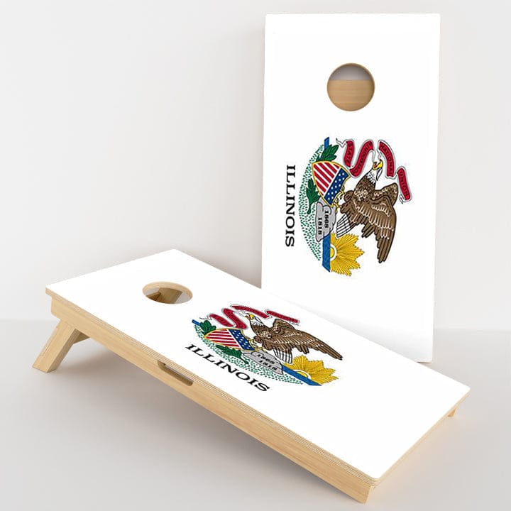 Boards Illinois Flag Professional Cornhole Boards