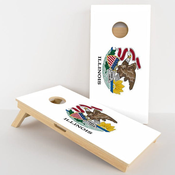 Boards Illinois Flag Professional Cornhole Boards