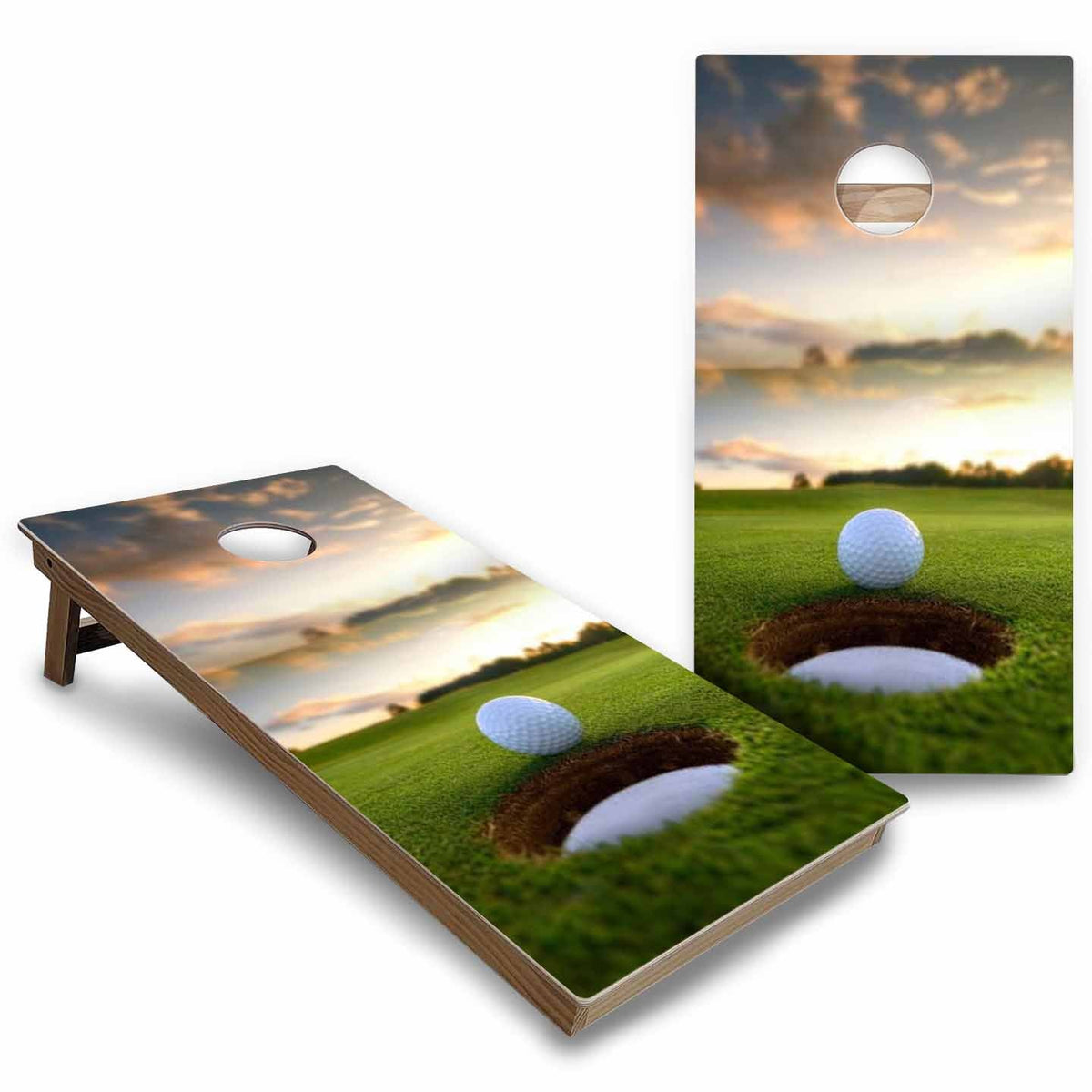 Sports Themed Cornhole Boards - Backyard Series