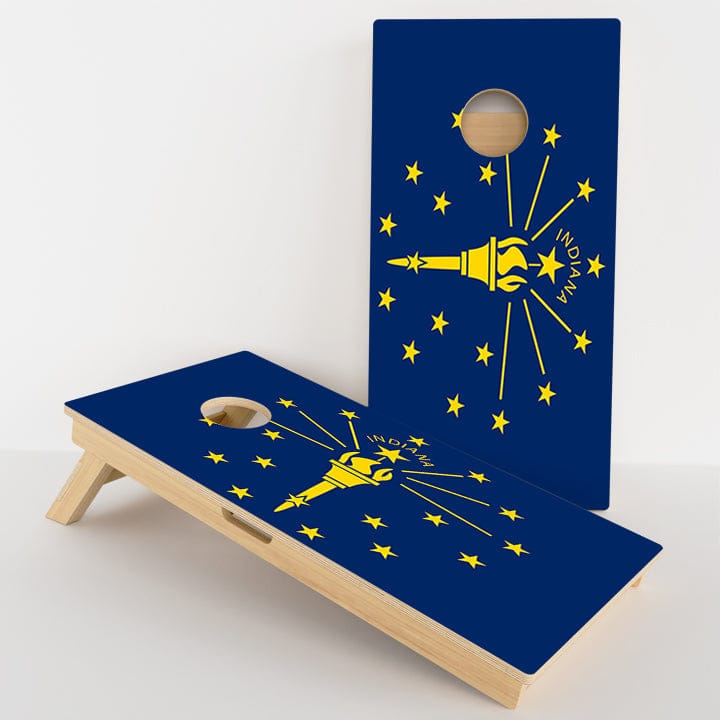 Boards Indiana Flag Professional Cornhole Boards