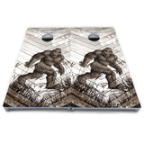 Bigfoot Whitewash Cornhole Boards - All Weather Series