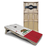 Rustic California Flag Cornhole Boards – Pro Lite or Pro Elite