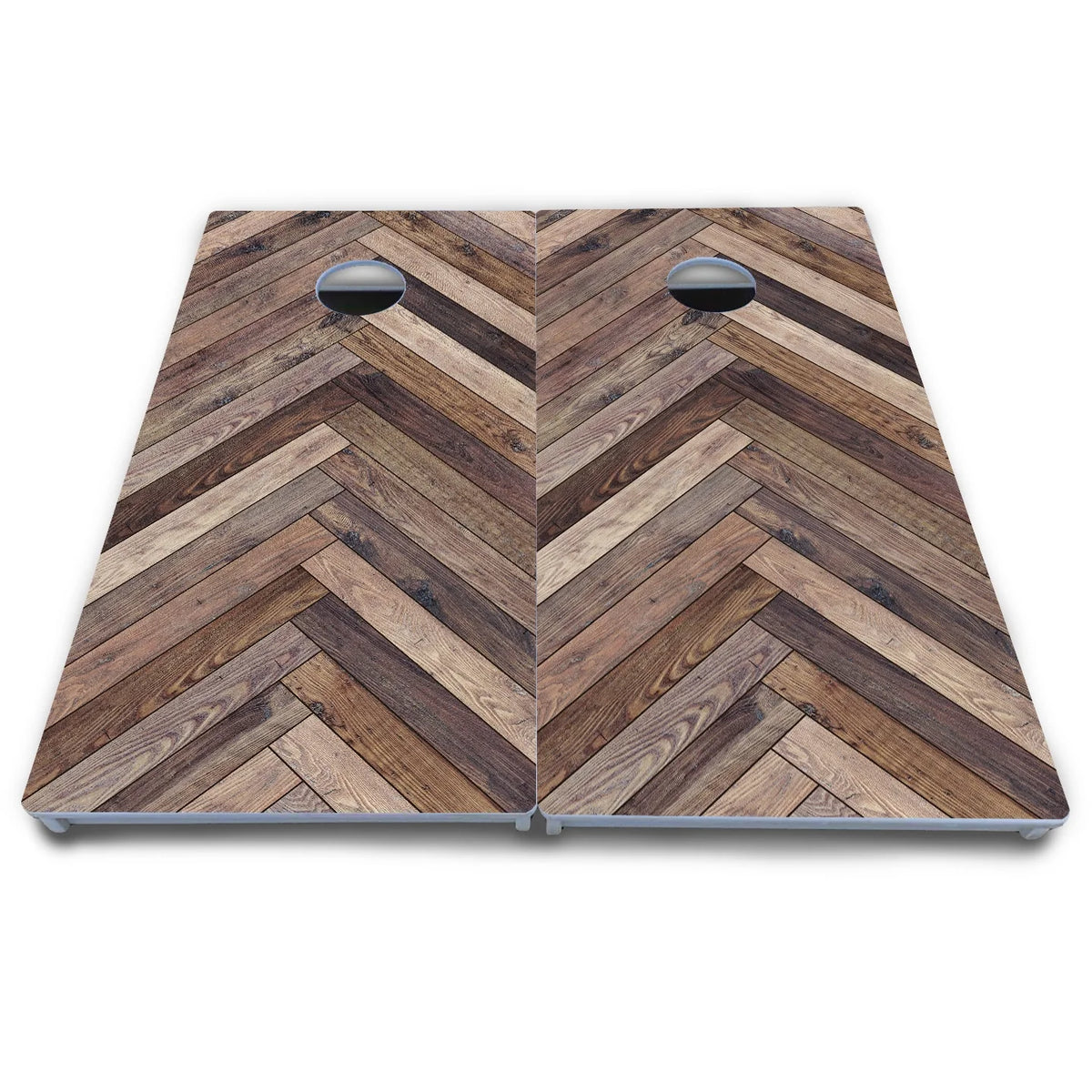 Herringbone Cornhole Boards - All Weather Series