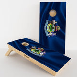 Boards Maine Flag Professional Cornhole Boards