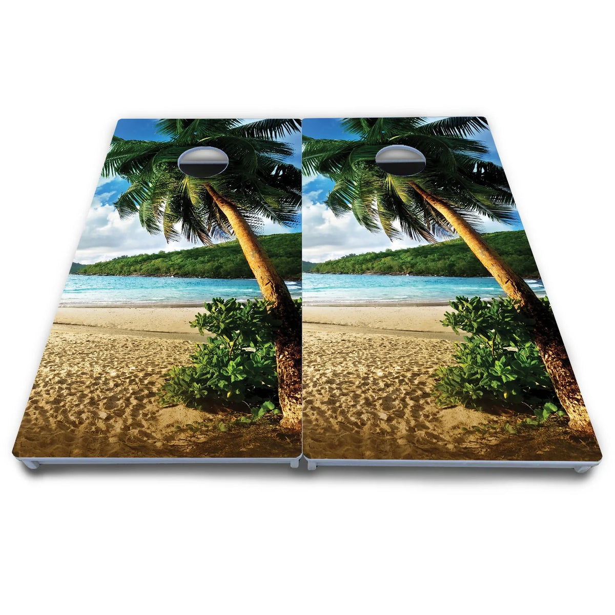 Tropical Hideaway Cornhole Boards - All Weather Series
