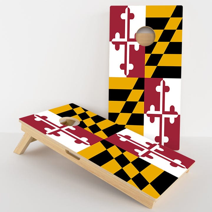 Boards Maryland Flag Professional Cornhole Boards