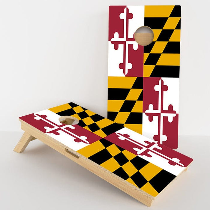 Boards Maryland Flag Professional Cornhole Boards