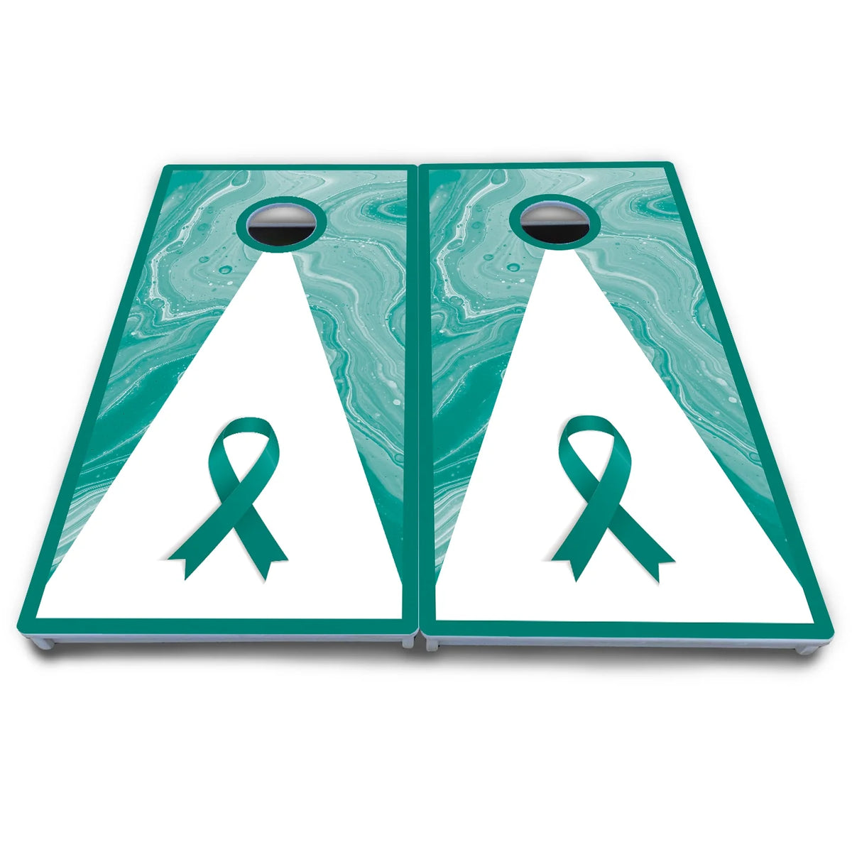 Cancer Awareness Cornhole Boards - All Weather Series