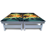 Beach Sunset Cornhole Boards - All Weather Series