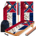 Mississippi Classic State Flag Cornhole Boards Wraps (Set of 2)