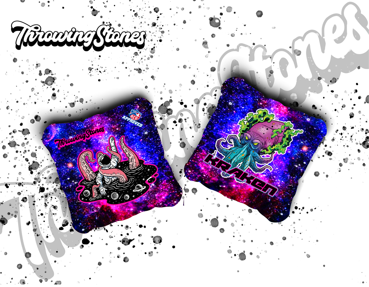 Throwing Stones Kraken Cornhole Bags – Set of 4