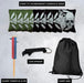 Black Green Star Skull Cornhole Bags