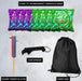 Purple Green Tiger Cornhole Bags