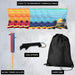 Blue Red Beach Cornhole Bags