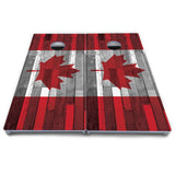 USA / Canada / Union Jack Plank Flag Cornhole Boards - All Weather Series