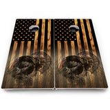 Hidden Wildlife Flag Cornhole Boards – Pro Lite or Pro Elite