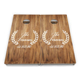 Family Laurel Cornhole Boards – Tournament Series