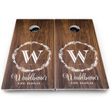 Wreath Cornhole Boards – Pro Lite or Pro Elite