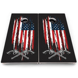 Distressed Flag Cornhole Boards – Pro Lite or Pro Elite