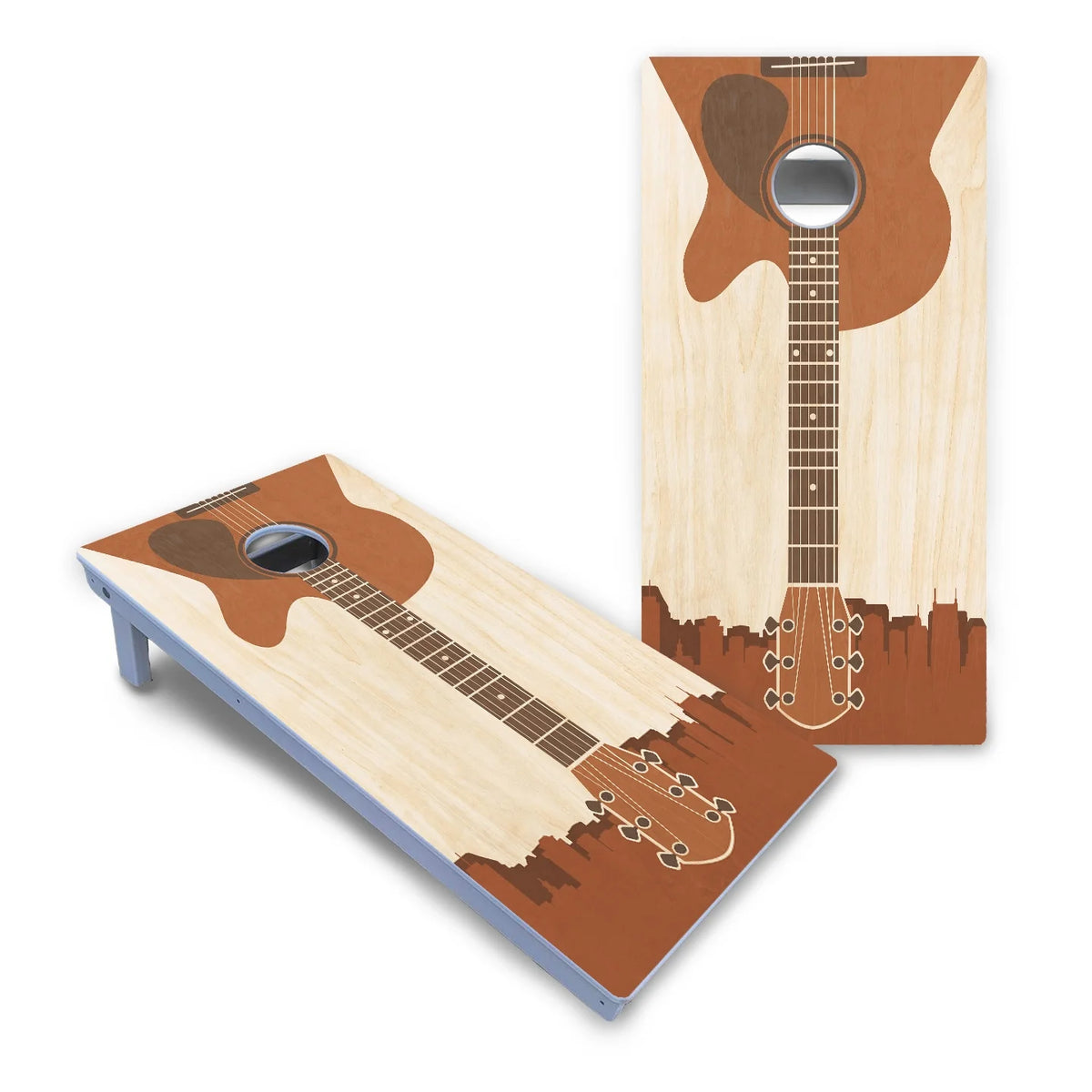 Guitar Cornhole Boards - All Weather Series