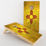 Boards New Mexico Flag Professional Cornhole Boards