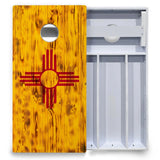 New Mexico Flag Cornhole Boards - All Weather Series