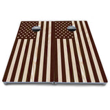 Stained Flag & Eagle Cornhole Boards - All Weather Series