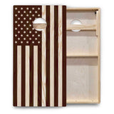 Eagle Flag Cornhole Boards - Backyard Series