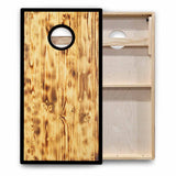 Rustic Wood Cornhole Boards - Backyard Series