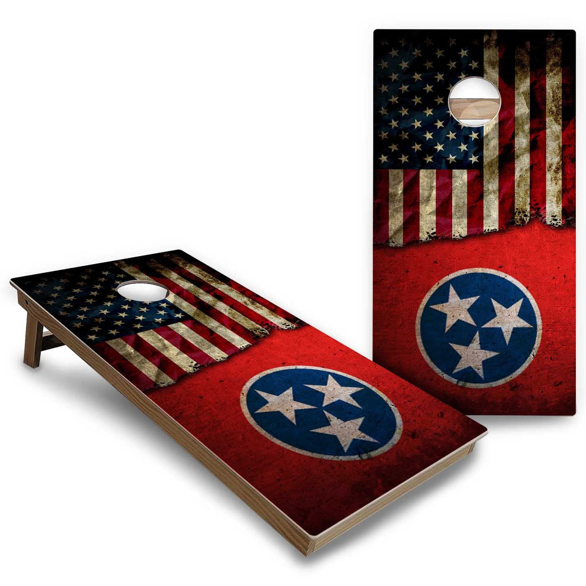 State Themed Cornhole Boards - Backyard Series