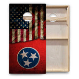 State Themed Cornhole Boards - Backyard Series