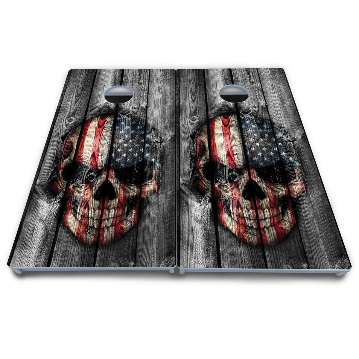 Skull Flag Cornhole Boards - All Weather Series