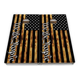 WTP Rustic Flag Cornhole Boards – Tournament Series