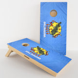 Boards Oklahoma Flag Professional Cornhole Boards