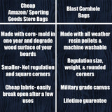 Lake in the Mountains Retro Cornhole Set