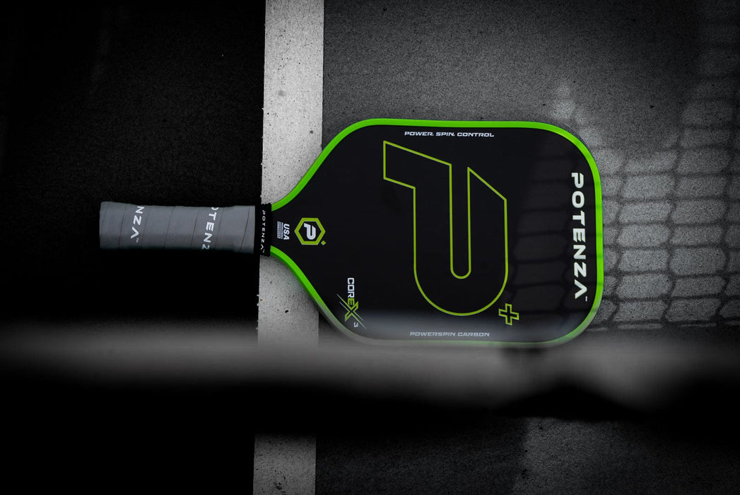 PRO Paddles P+ PowerSpin Carbon COREx3 (Neon Green)