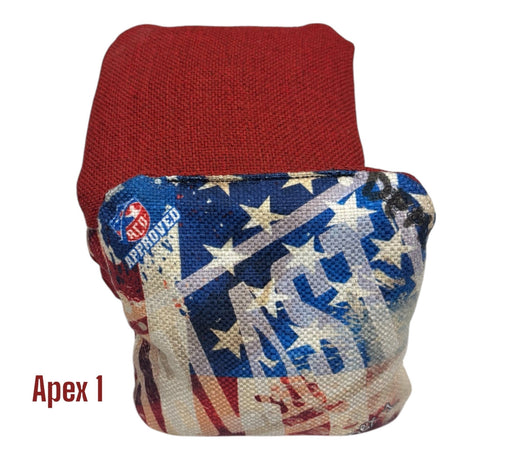 Cornhole Bag USA Themed  - All Series Avail ACO Approved.