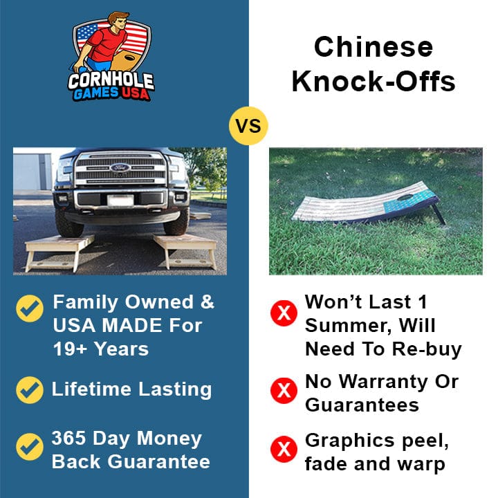 Boards Unfinished Professional Cornhole Boards