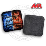 2027 AAR Aftershock Cornhole Bags - World Champ Doubles Edition - ACL Pro Stamped - SET OF 4