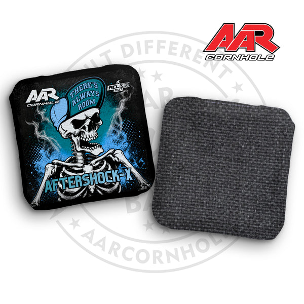 2027 AAR Aftershock-X Cornhole Bags - Skeleton Edition - ACL Pro Stamped - SET OF 4
