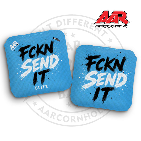 2027 AAR Blitz Cornhole Bags - FCKN SEND IT Edition - ACL Comp Stamped - SET OF 4