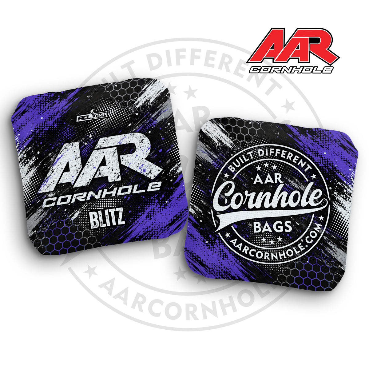 2027 AAR Blitz Cornhole Bags - Halftone Grunge Edition - ACL Comp Stamped - SET OF 4