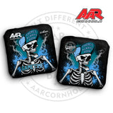 2027 AAR Gametime Cornhole Bags - Skeleton Edition - ACL Comp Stamped - SET OF 4