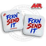 2027 AAR Livewire Cornhole Bags - FCKN SEND IT Edition - ACL Pro Stamped - SET OF 4