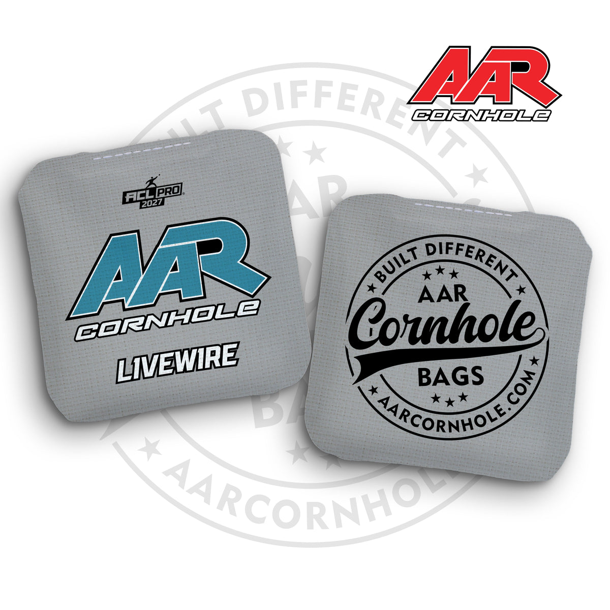 2027 AAR Livewire Cornhole Bags - Solid Edition - ACL Pro Stamped - SET OF 4