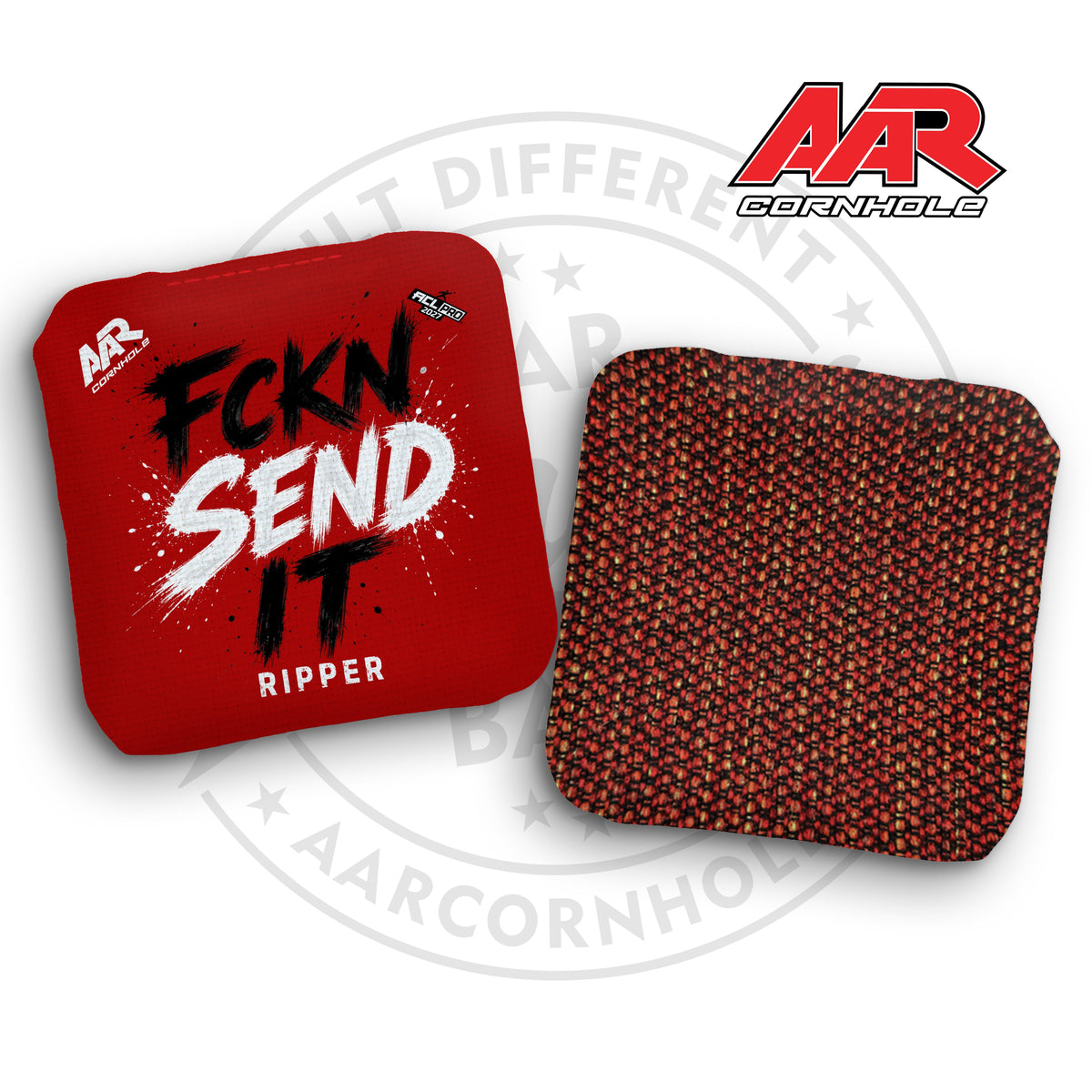 2027 AAR Ripper Cornhole Bags - FCKN SEND IT Edition - ACL Pro Stamped - SET OF 4