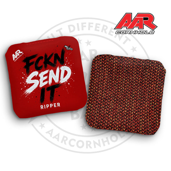 2027 AAR Ripper Cornhole Bags - FCKN SEND IT Edition - ACL Pro Stamped - SET OF 4